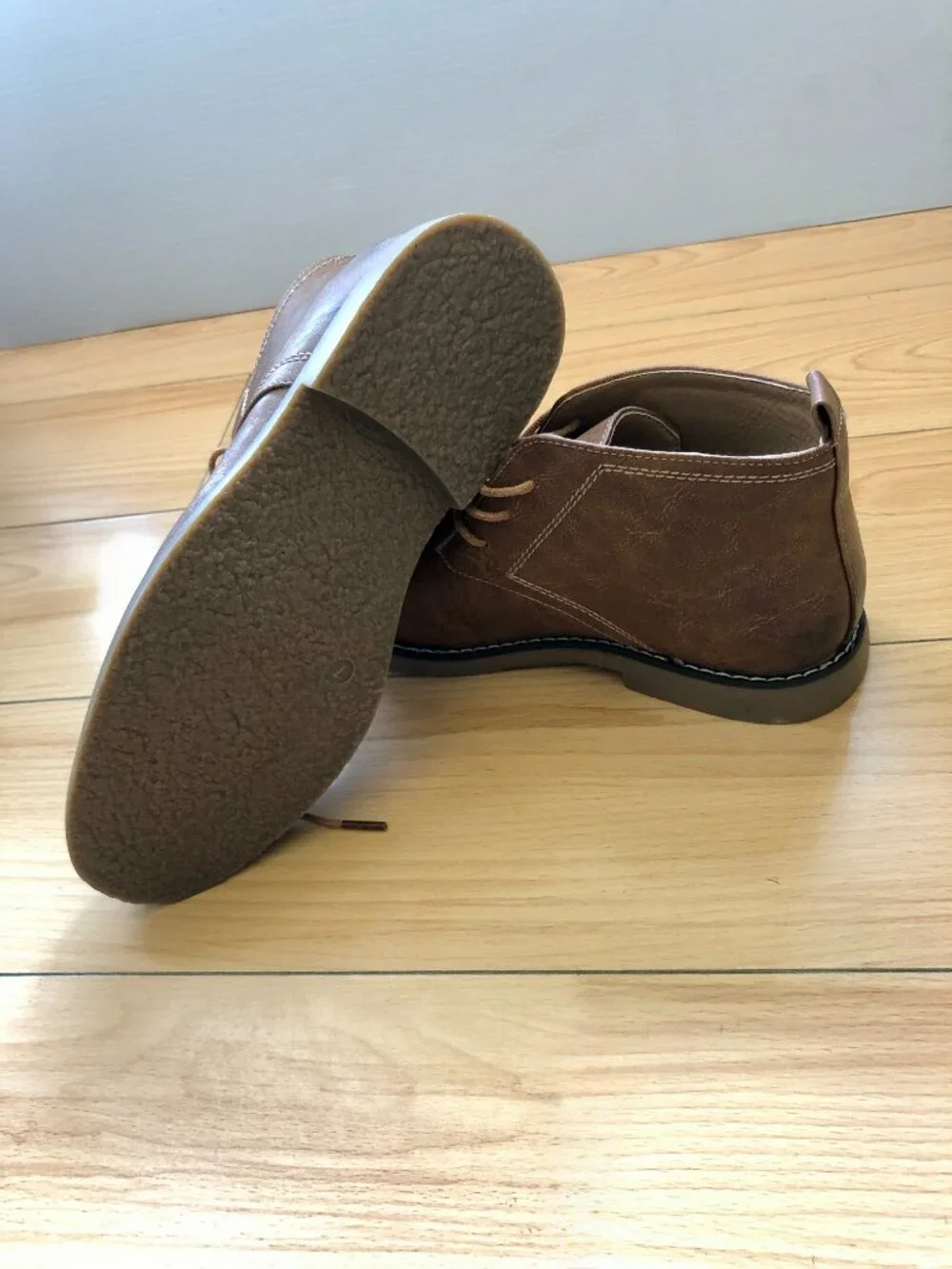 metro charm. Brown lace up booties